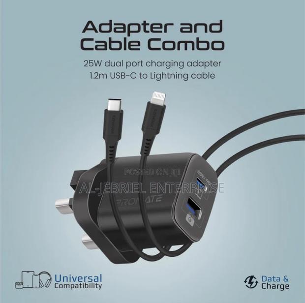 Promate CHARGEKIT 25W Power Delivery Dual Port Adapter · Photo 2
