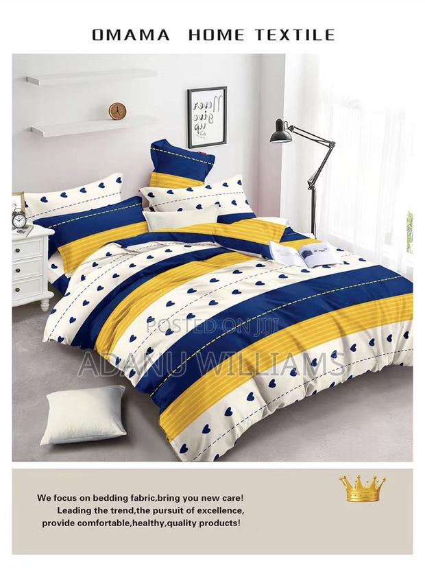 Premium Cotton Kingsize Bedsheet With Pillow Case’S (In Diff Colors) · Photo 1