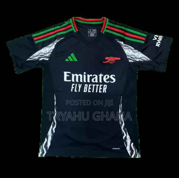 New 2024/2025 Arsenal Black Jersey for Sale at Tryahu Price · Photo 1