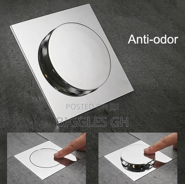 4" Pop- Up Stainless Steel Floor Drain · Photo 1