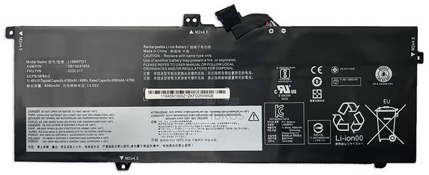 Original Lenovo Battery for Thinkpad X13 X390 X395- L18C6PD1 · Photo 1