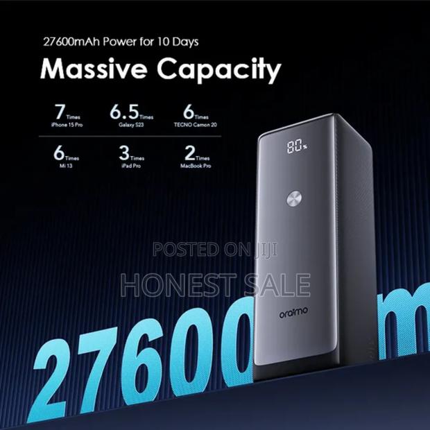 Oraimo Powerjet 130 27600mah 130w Laptop Power Bank · Photo 2