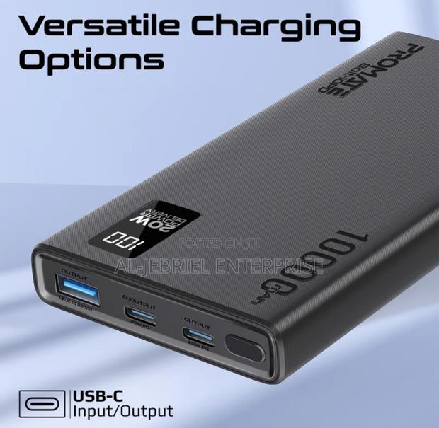 Promate BOLT-10 10000mah Slim Power Bank With 20W PD USB-C · Photo 3