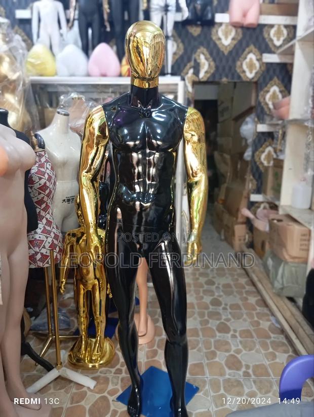 Black And White , Golden Heads And Hands Mannequin · Photo 1