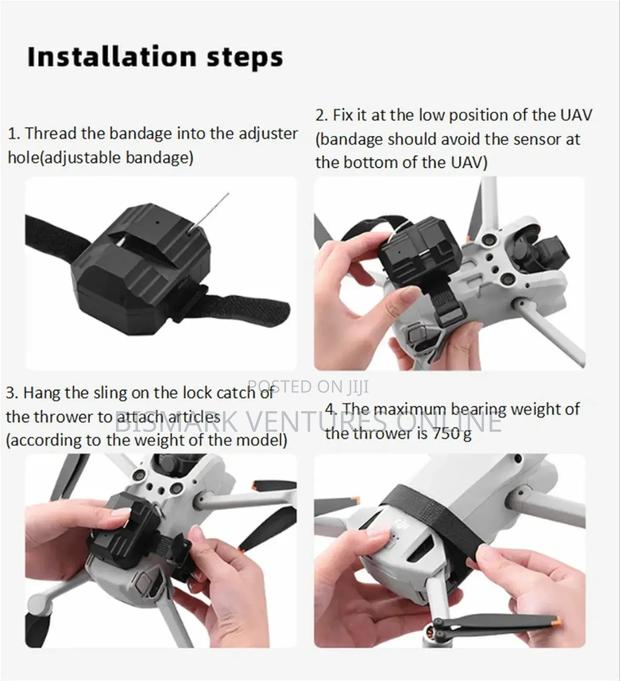 164ft Drone Airdrop System, Drone Clip Remote Controller · Photo 3