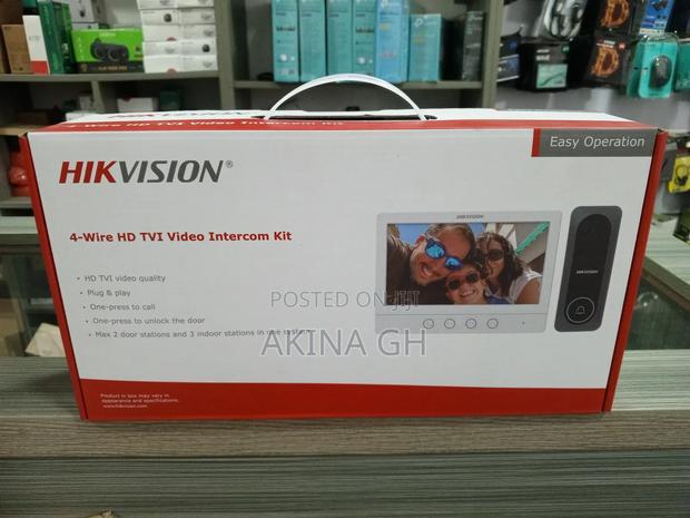 Hikvision Analog Door Bell Hd Video Intercom Kit Ds-Kis212 · Photo 1