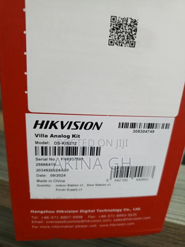 Hikvision Analog Door Bell Hd Video Intercom Kit Ds-Kis212 · Photo 2