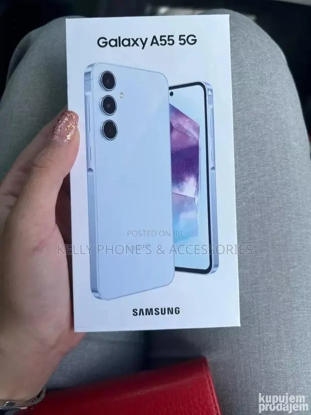 New Samsung Galaxy A55 256 GB White · Photo 1