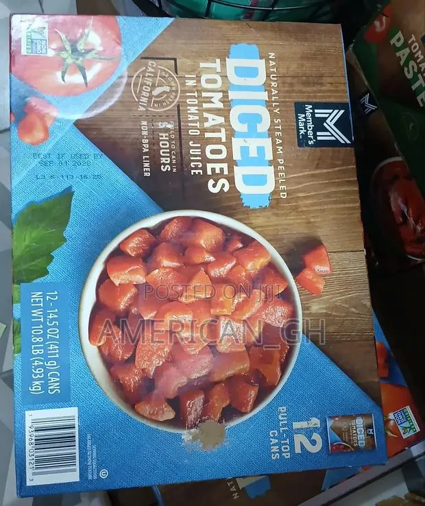 Members Mark Diced Tomatoes Sauce, 12cans · Photo 1
