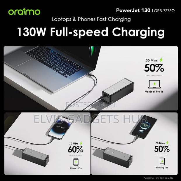 Oraimo Powerjet 130 27600mah 130w Power Bank · Photo 4