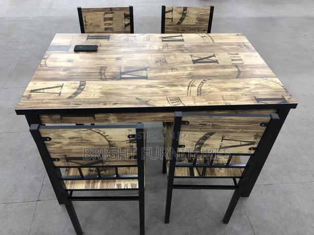 Importanted Wooden Dining Table With Four Chairs · Photo 2