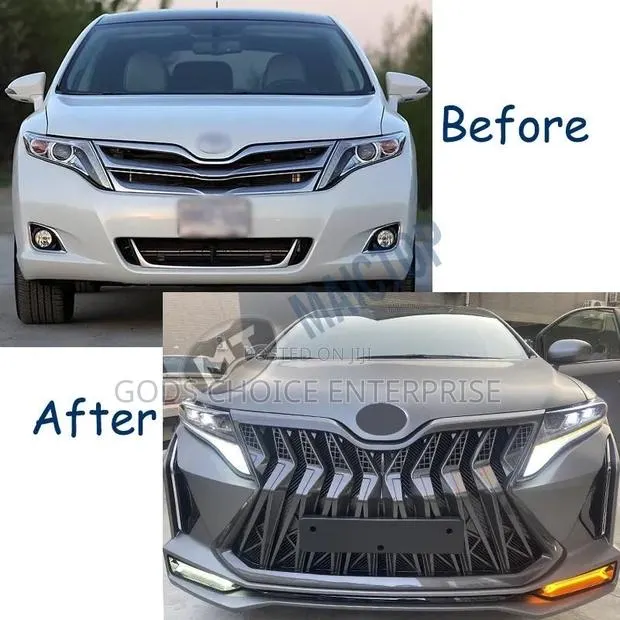 Complete Front Bumper and Headlight Toyota Venza 2009-2013 · Photo 1