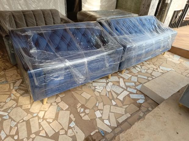 Blue Sofa Set for Sell Now . Free Delivery · Photo 1