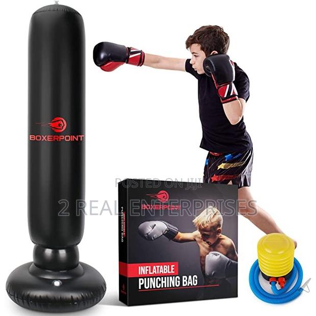 Boxerpoint Inflatable Punching Bag for Kids Beginners 63” · Photo 1