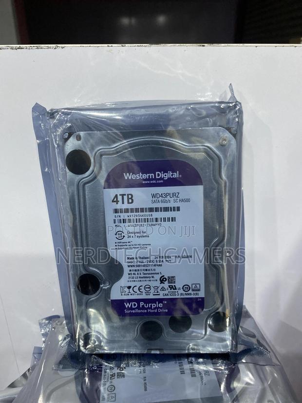 Western Digital 4TB WD Purple Internal HDD - 4TB · Photo 1
