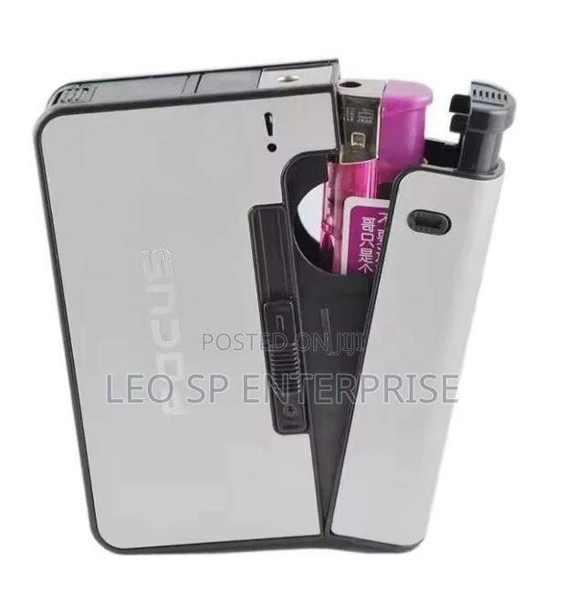 Metal Case Cigarette Holder With Lighter Holder · Photo 2