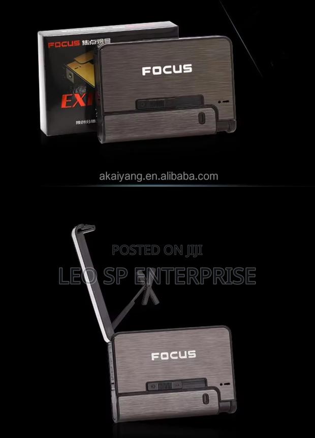 Metal Case Cigarette Holder With Lighter Holder · Photo 6
