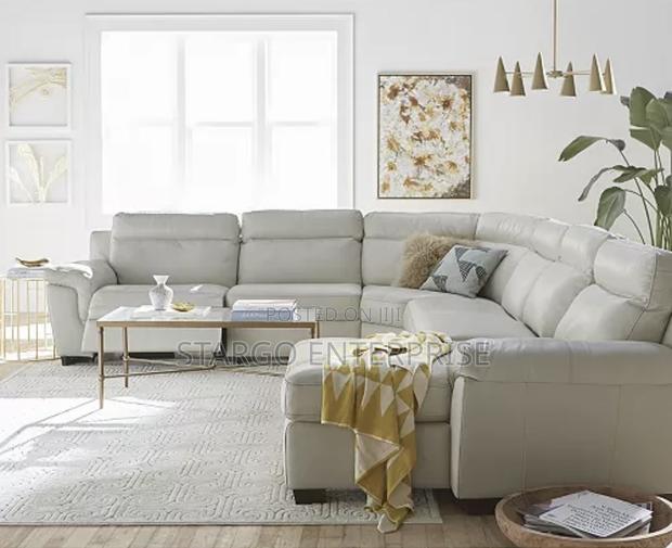 Julius II 5-Pc. Leather Sectional Sofa
