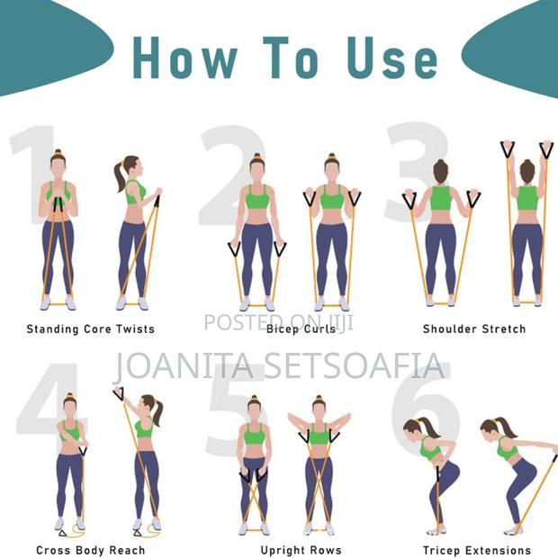 Resistance Band With Handles · Photo 3