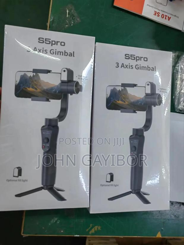 3 Axis Gimbal S5pro With Ai Tracker, + Durable Battery · Photo 2