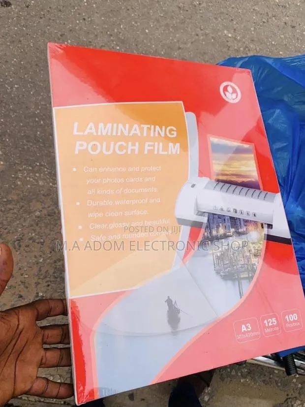 Master A3 Laminating Film Pouches - 100 Pouches -303 X 426mm · Photo 1