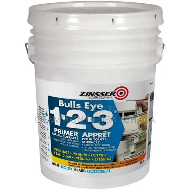 Zinsser Bulls Eye 123 Interior And Exterior Paint Primer · Photo 1
