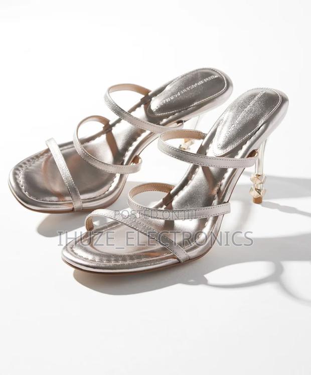 Studded 3-Strap High-Heel Sandal (Size 8) · Photo 3