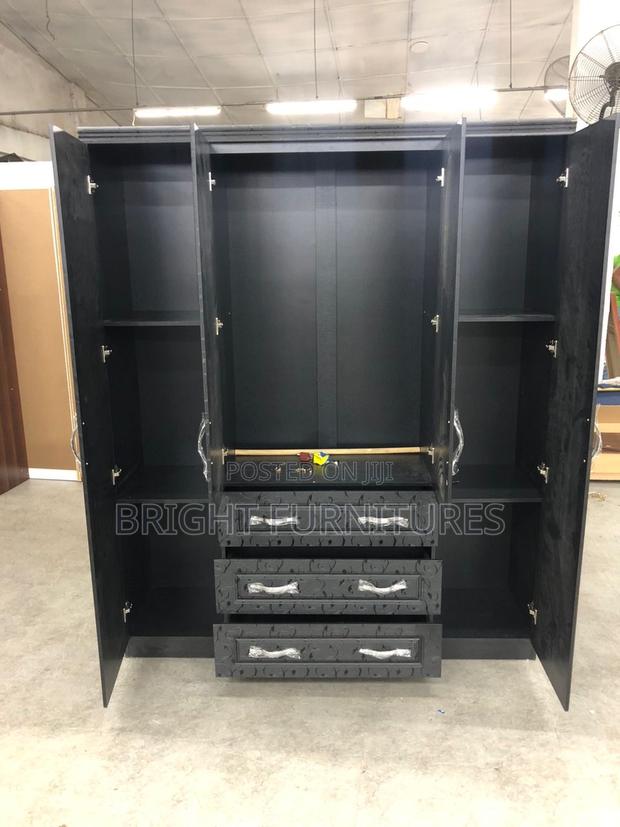 Foreign Four Doors Wardrobe With Mirror and Drowners · Photo 2