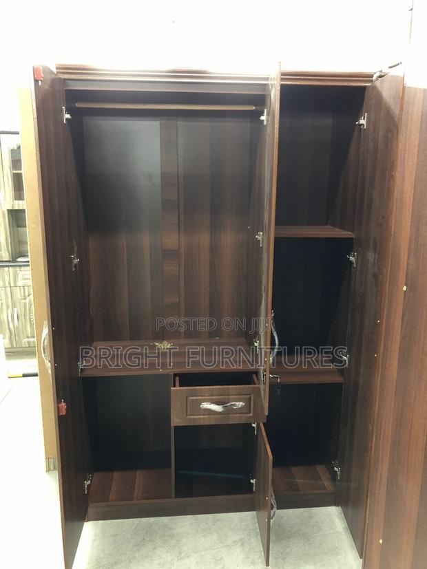 Foreign Three (3) Door Wardrobe With Mirror and Drowners · Photo 2