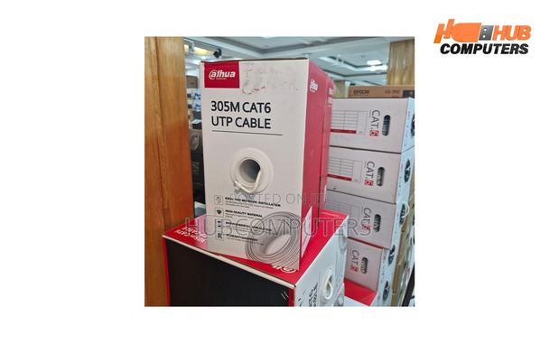Dahua (DH-PFM920I-6UN-C) Cat 6 305M UTP Cable Full Copper · Photo 1
