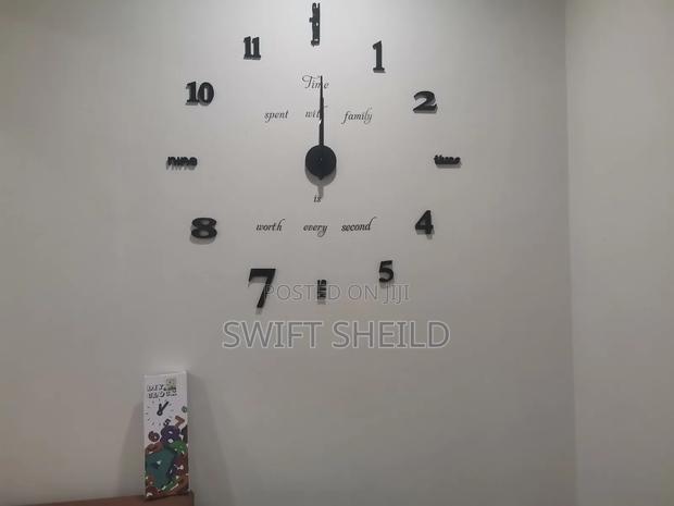 3d Wall Clock Orignal With Time Spent With Family D3sign · Photo 6