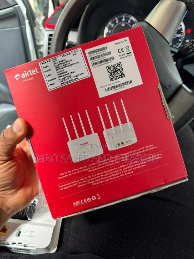 Airtel Universal ZLT 4g+ Router - Accepts Turbonet · Photo 3