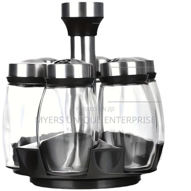 7pcs Rotating Spice Rack · Photo 1