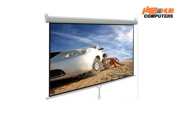 Projector Screen 180cmx180cm Manaul · Photo 1
