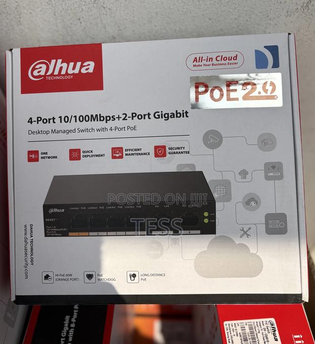 Dahua 4port Poe Managed Desktop Switch Dh-Cs4006-4et-60 · Photo 1