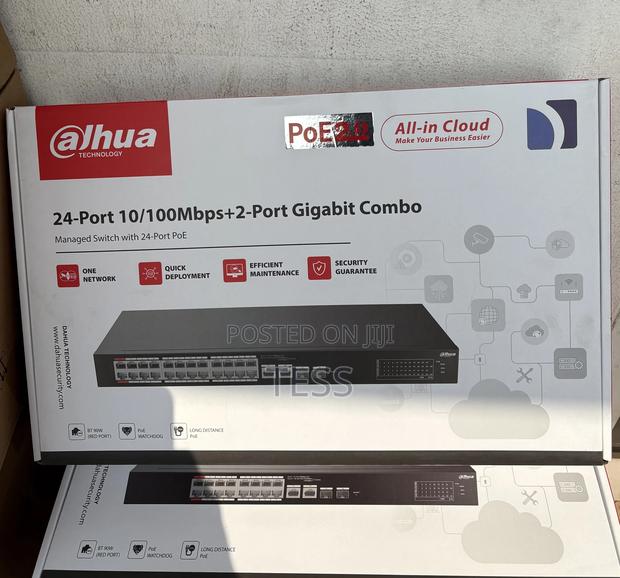 Dahua 24port Poe Cloud Managed Switch Dh-Cs4226-24et-375 · Photo 1