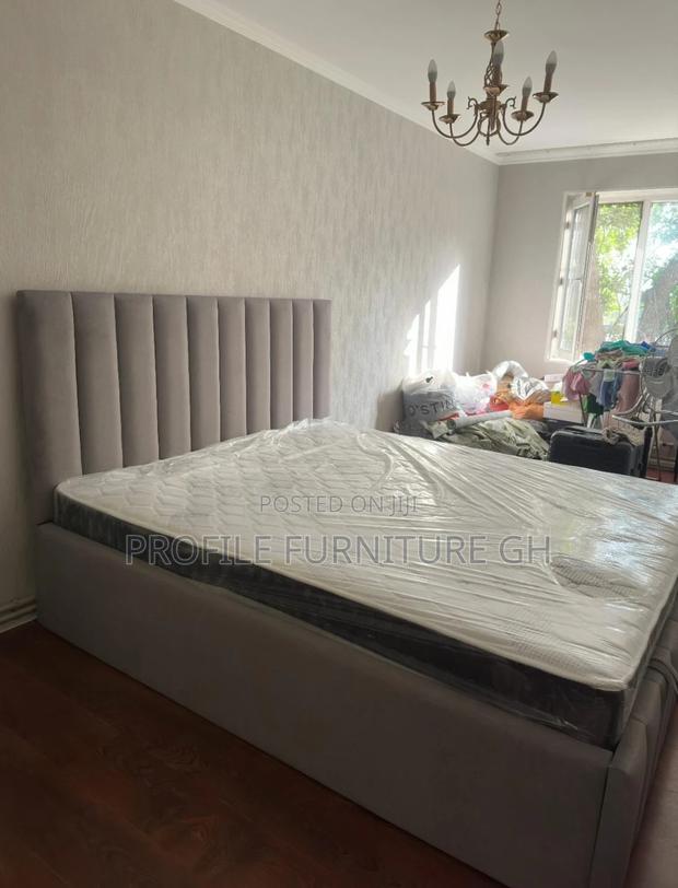 Queen Size Frame With Brand New Mattress · Photo 1