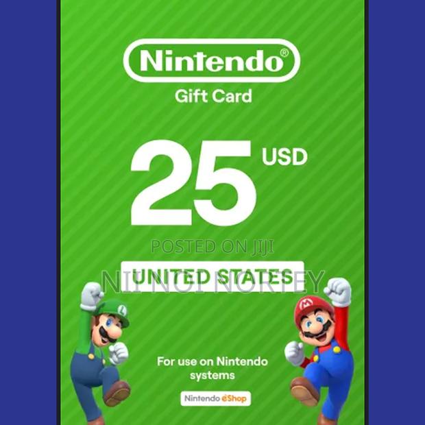 $25 Nintendo Gift Card · Photo 1