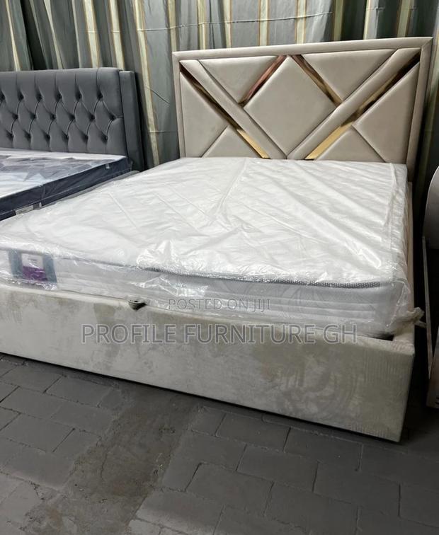Queen Size Bedframe With Mattress Going for Cool Price · Photo 1
