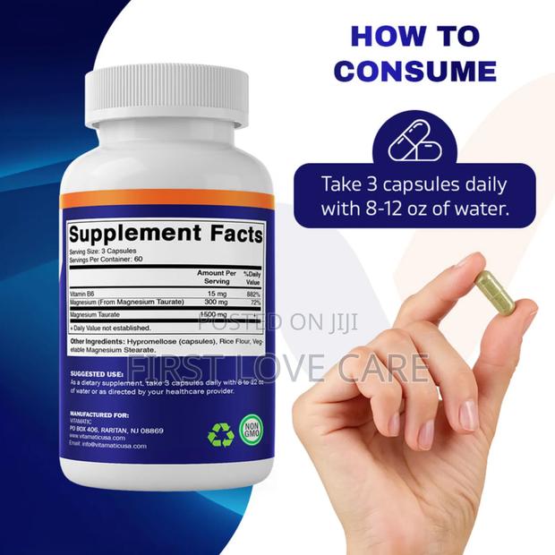 Vitamatic Magnesium Taurate With Vitamin B6 · Photo 2