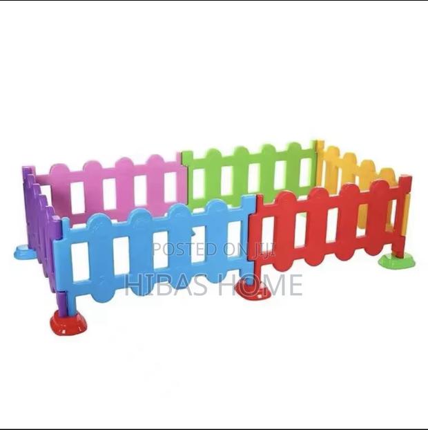 Kindergarten Colorful Playground Fence 6 Panels 155x310cm · Photo 1