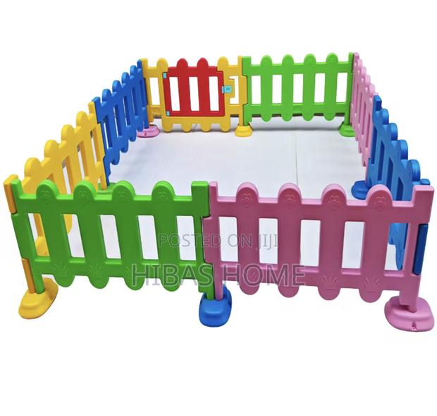 Kindergarten Colorful Playground Fence 6 Panels 155x310cm · Photo 4