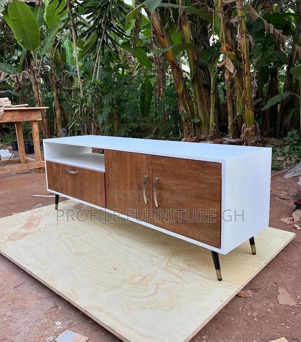 White and Brown TV Stand · Photo 1