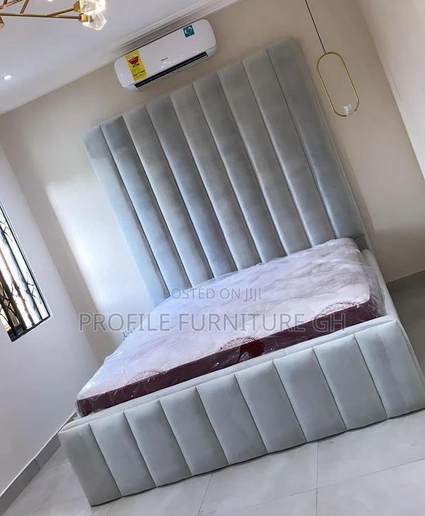 8 Feet Long Headboard Queen Size Bedframe With Mattress · Photo 1