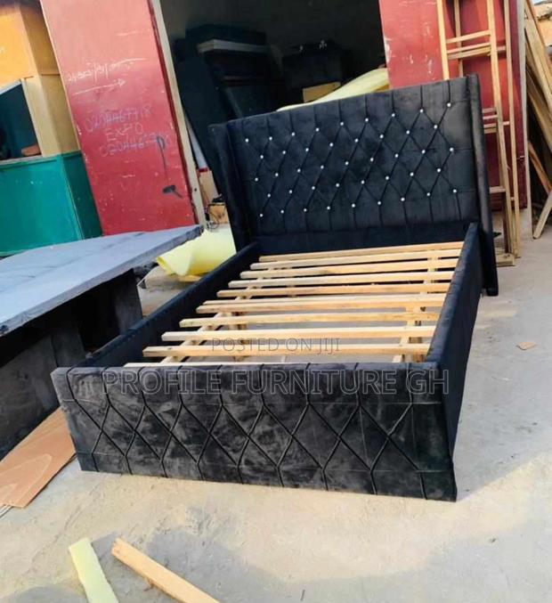 Foreign Double Bedframe ( Black 60x80)// 1500 Fix Price · Photo 1