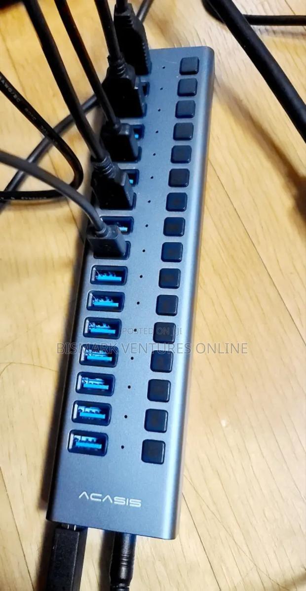90W 16 Ports USB 3.0 Hub Super Speed For Data Transferring. · Photo 2