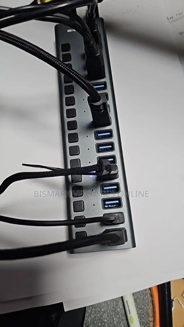 90W 16 Ports USB 3.0 Hub Super Speed For Data Transferring. · Photo 3