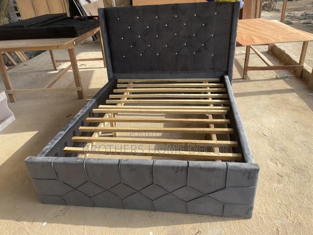 Gray Double54/75 Bedframe Very Strong Β· Photo 1