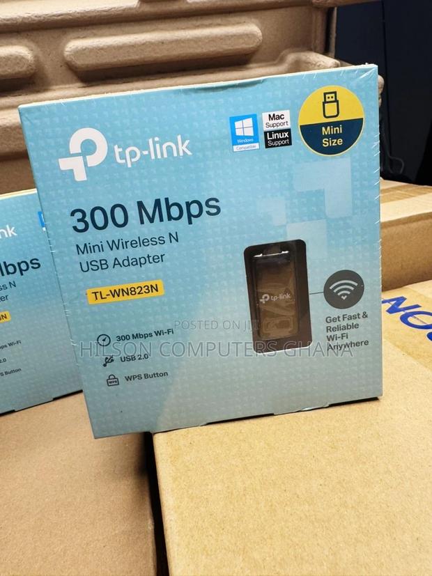Tp-Link 300mbps Mini Wireless Adapter Tl-Wn823n · Photo 1