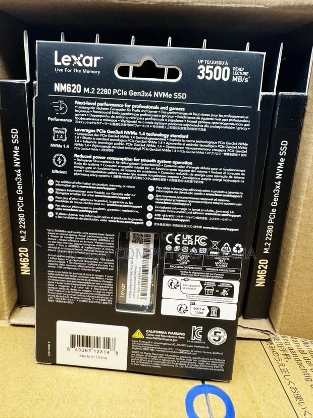 Lexar Nm620 256gb Ssd, M.2 2280 Pcie Gen3x4 Nvme · Photo 2